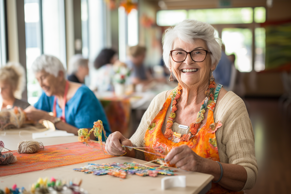 Art and craft for seniors